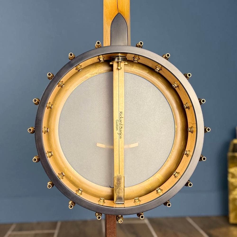 Custom Rickard 11" 5-String with Bacon/Scalloped Tone Ring & Maple Neck and Rim #1876 Rickard 5 String Banjos