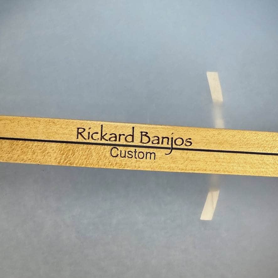 Custom Rickard 11" 5-String with Silver Bell Tone Ring & Maple Neck and Rim Rickard 5 String Banjos