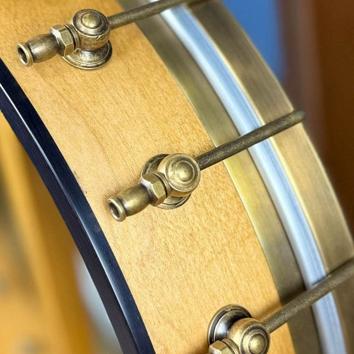 Custom Rickard 11" 5-String with Silver Bell Tone Ring & Maple Neck and Rim Rickard 5 String Banjos