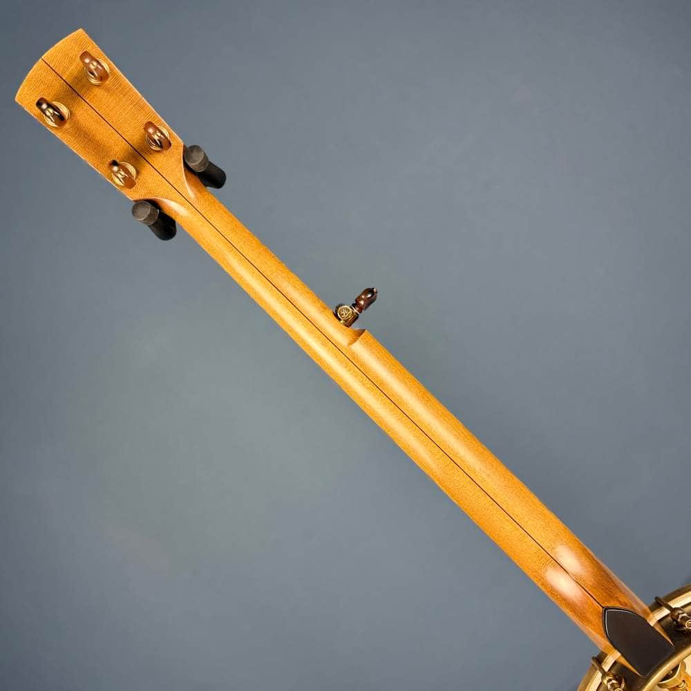 Custom Rickard 12" Maple Spunover Brass Rim Banjo with Goat Skin Head Rickard 5 String Banjos
