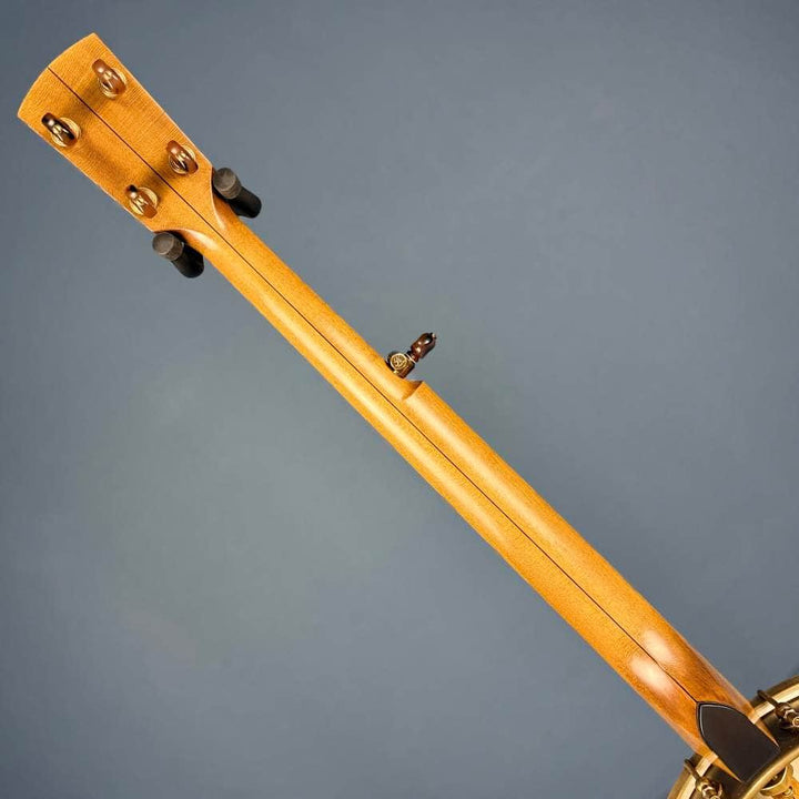 Custom Rickard 12" Maple Spunover Brass Rim Banjo with Goat Skin Head Rickard 5 String Banjos