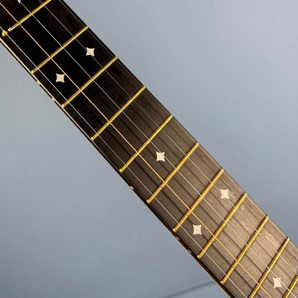 Custom Rickard 12" Maple Spunover Brass Rim Banjo with Goat Skin Head Rickard 5 String Banjos