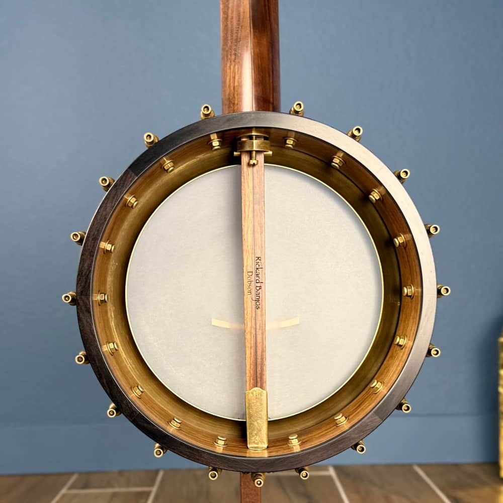 Custom Rickard Dobson 11" Banjo Walnut with North Star Tailpiece Rickard 5 String Banjos