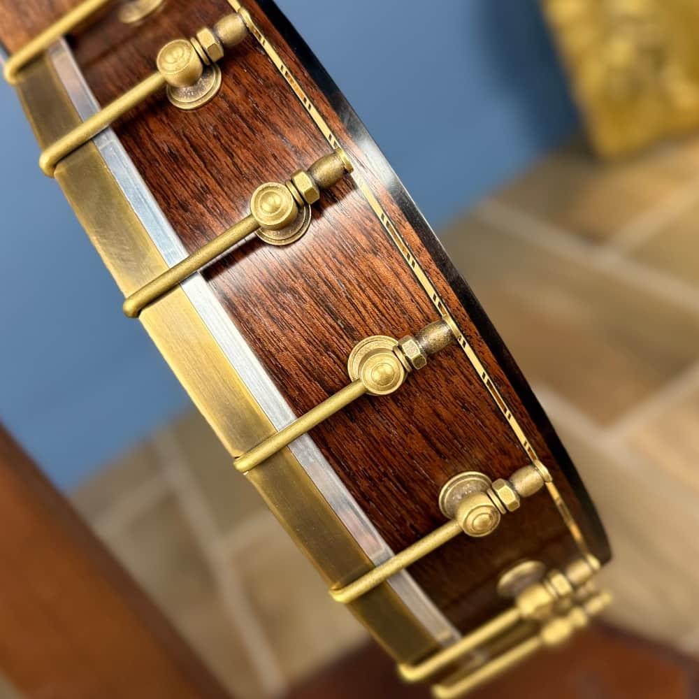Custom Rickard Dobson 11" Banjo Walnut with North Star Tailpiece Rickard 5 String Banjos