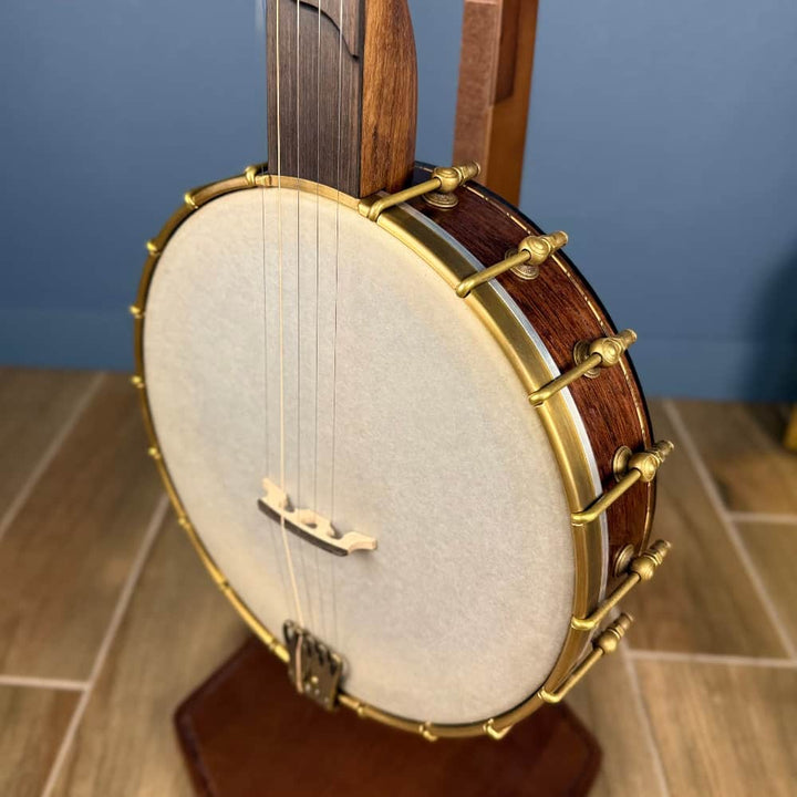 Custom Rickard Dobson 11" Banjo Walnut with North Star Tailpiece Rickard 5 String Banjos