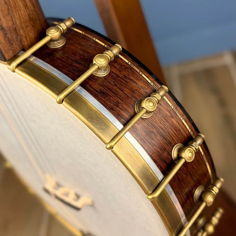 Custom Rickard Dobson 11" Banjo Walnut with North Star Tailpiece Rickard 5 String Banjos
