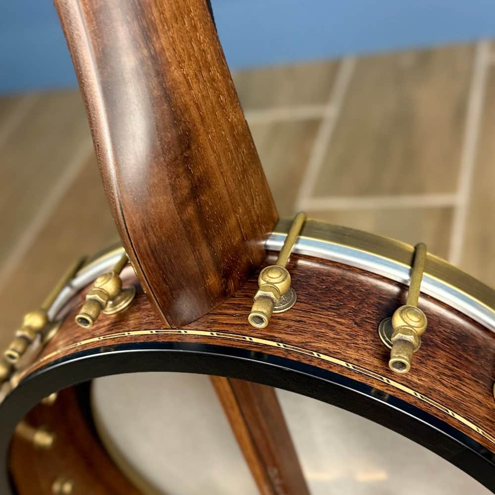 Custom Rickard Dobson 11" Banjo Walnut with North Star Tailpiece Rickard 5 String Banjos