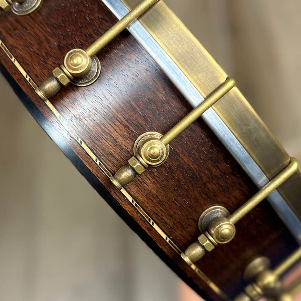Custom Rickard Dobson 11" Banjo Walnut with North Star Tailpiece Rickard 5 String Banjos