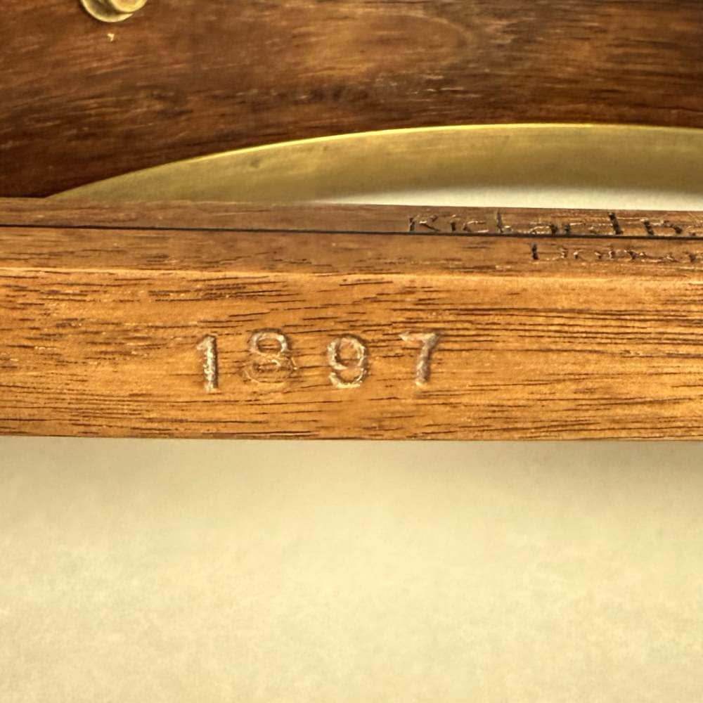 Custom Rickard Dobson 11" Banjo Walnut with Purfling Band #1897 Rickard 5 String Openback Banjo