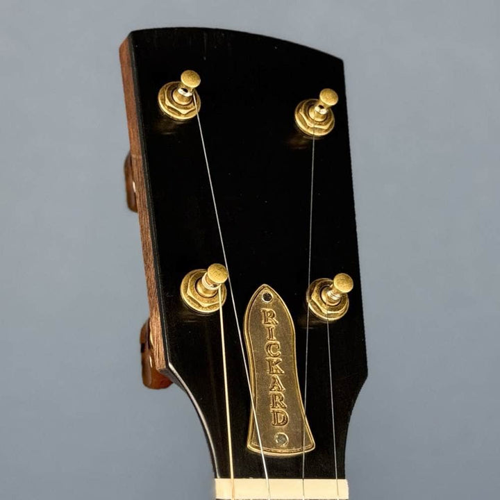 Custom Rickard Dobson 11" Banjo Walnut with Purfling Band #1897 Rickard 5 String Openback Banjo