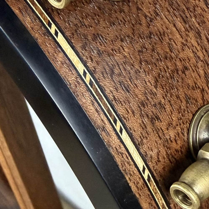 Custom Rickard Dobson 11" Banjo Walnut with Purfling Band #1897 Rickard 5 String Openback Banjo