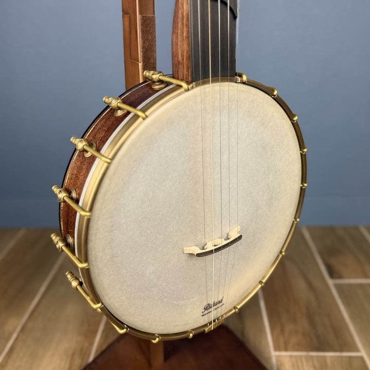 Custom Rickard Dobson 11" Banjo Walnut with Purfling Band #1897 Rickard 5 String Openback Banjo