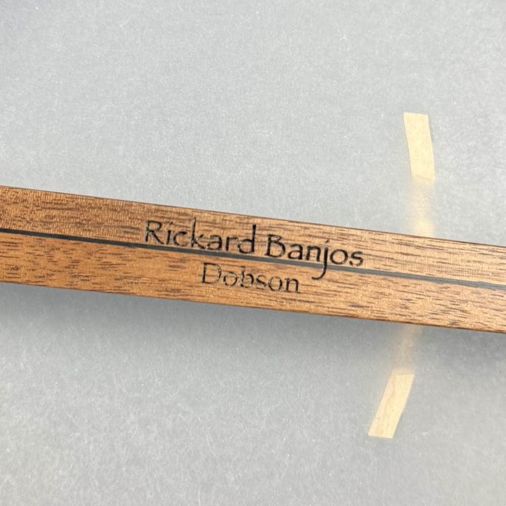Custom Rickard Dobson 11" Banjo Walnut with Purfling Band #1897 Rickard 5 String Openback Banjo