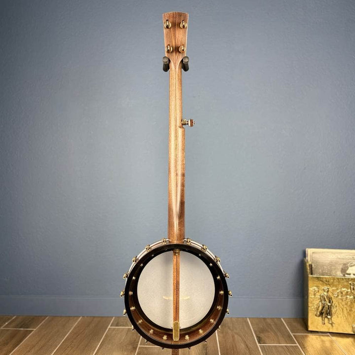 Custom Rickard Dobson 11" Banjo Walnut with Purfling Band #1897 Rickard 5 String Openback Banjo