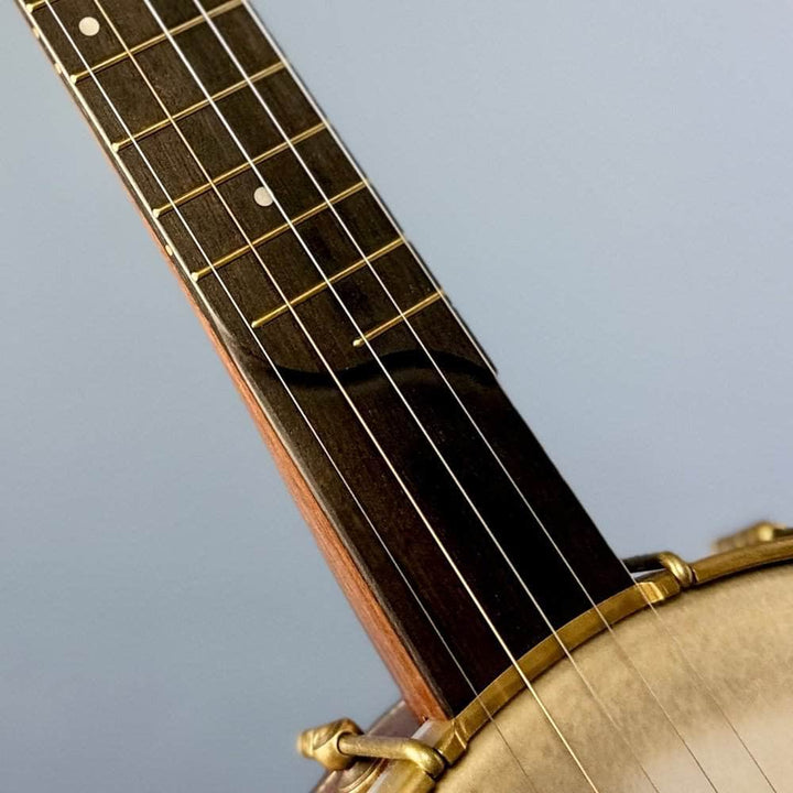 Custom Rickard Dobson 12" Banjo Walnut with Purfling Band #1893 Rickard 5 String Openback Banjo