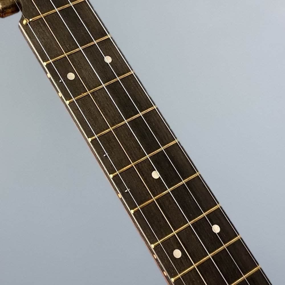 Custom Rickard Dobson 12" Banjo Walnut with Purfling Band #1893 Rickard 5 String Openback Banjo