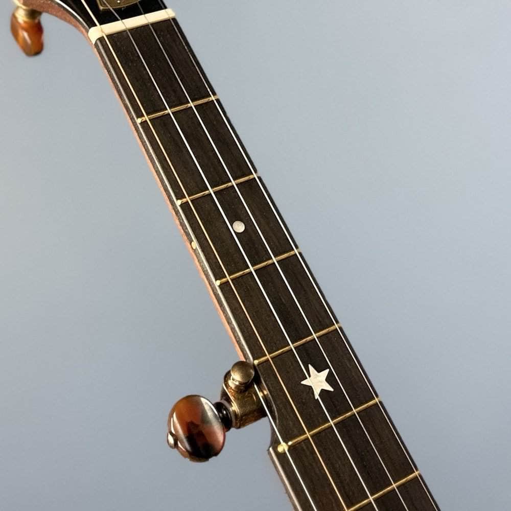 Custom Rickard Dobson 12" Banjo Walnut with Purfling Band #1893 Rickard 5 String Openback Banjo