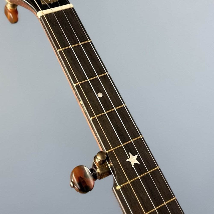 Custom Rickard Dobson 12" Banjo Walnut with Purfling Band #1893 Rickard 5 String Openback Banjo
