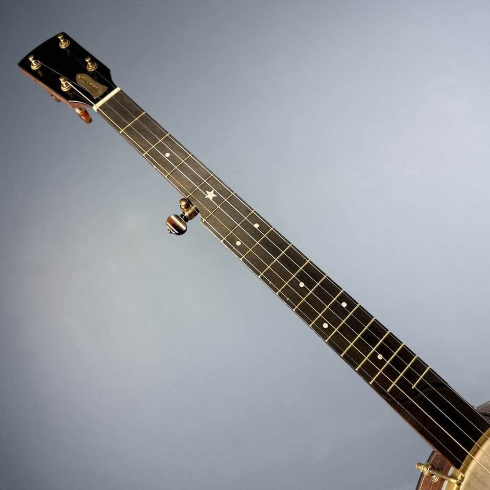 Custom Rickard Dobson 12" Banjo Walnut with Purfling Band #1893 Rickard 5 String Openback Banjo