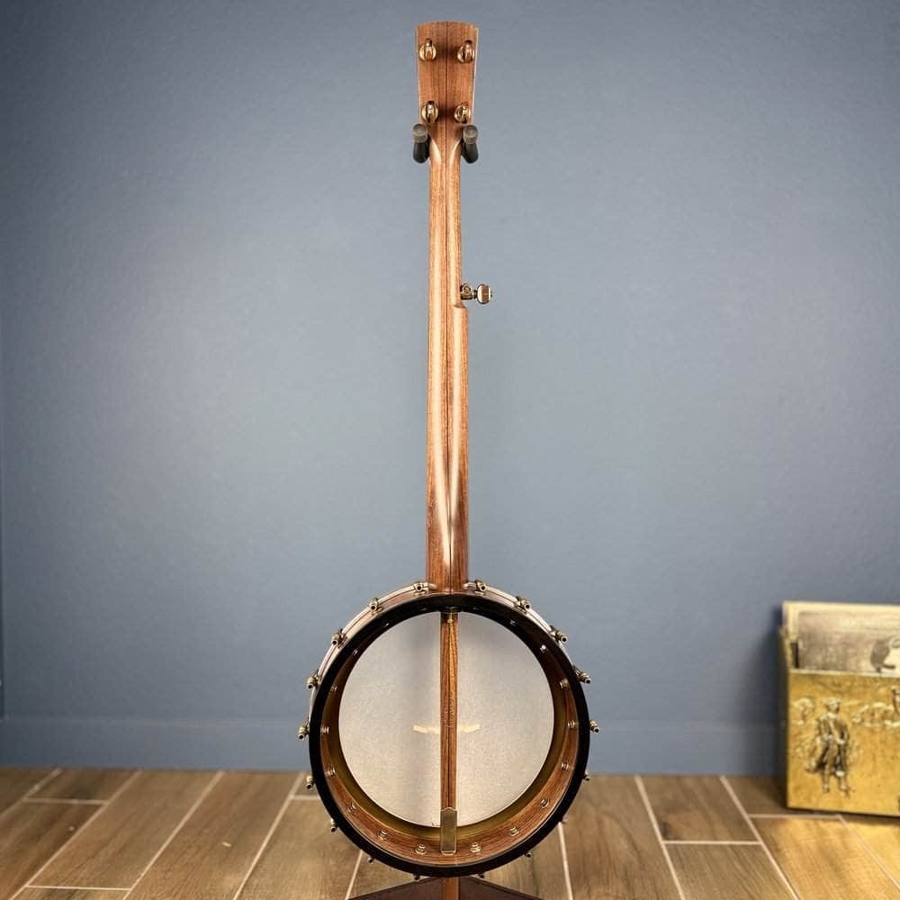 Custom Rickard Dobson 12" Banjo Walnut with Purfling Band #1893 Rickard 5 String Openback Banjo