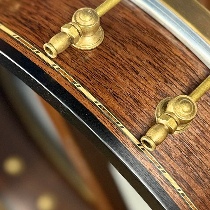 Custom Rickard Dobson 12" Banjo Walnut with Purfling Band Rickard 5 String Banjos