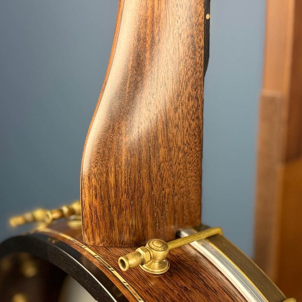 Custom Rickard Dobson 12" Banjo Walnut with Purfling Band Rickard 5 String Banjos