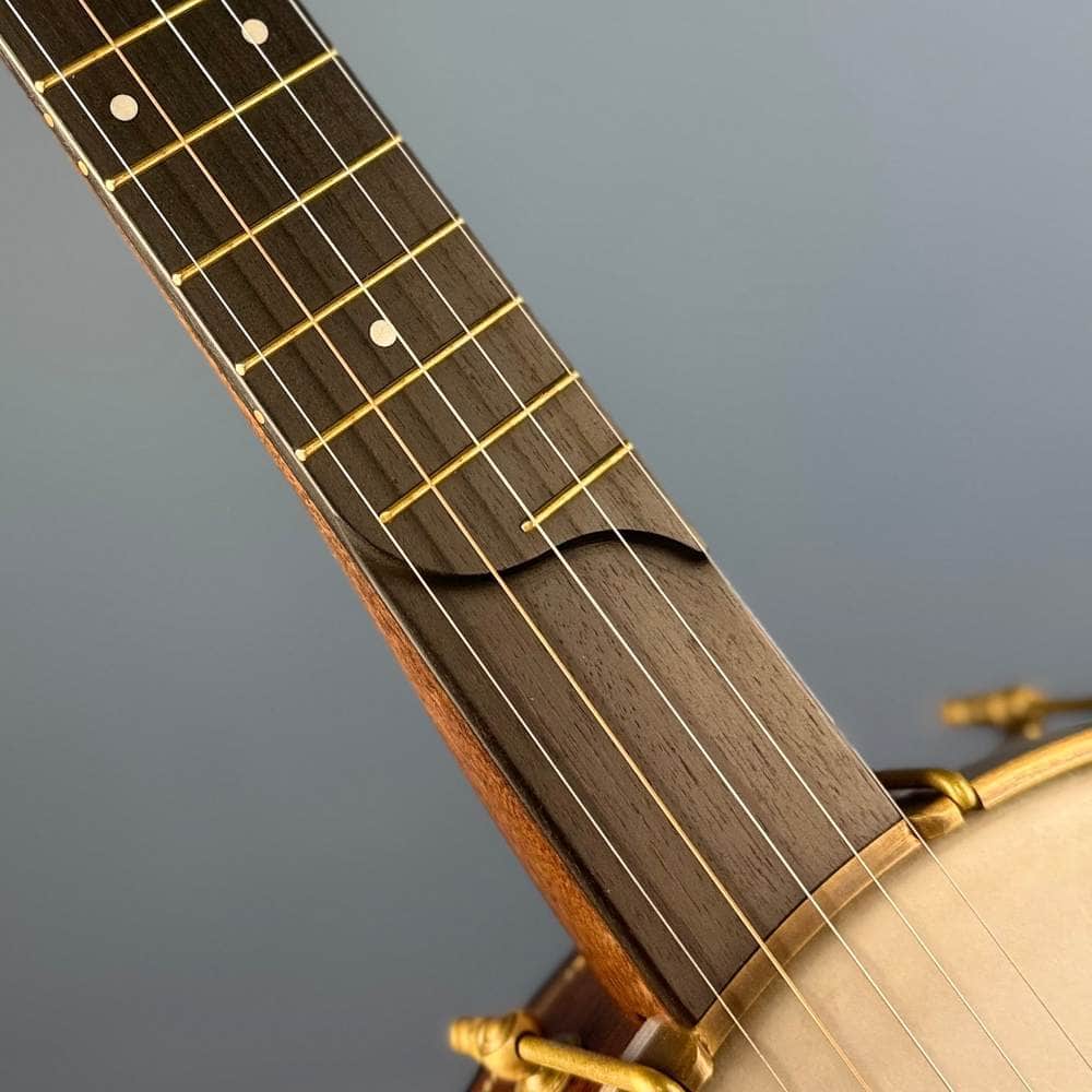 Custom Rickard Dobson 12" Banjo Walnut with Purfling Band Rickard 5 String Banjos