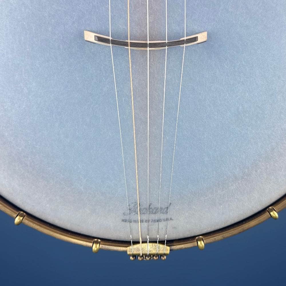 Custom Rickard Dobson 12" Banjo Walnut with Purfling Band Rickard 5 String Banjos
