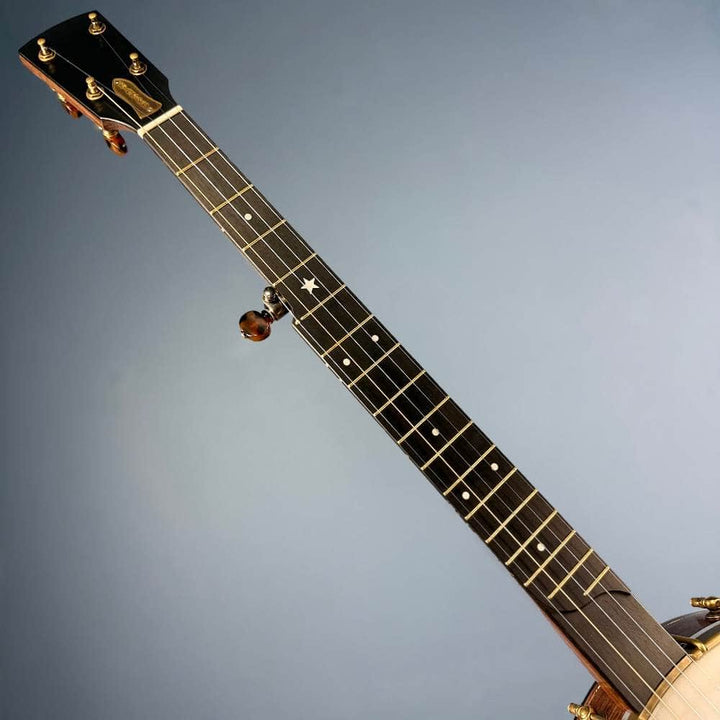 Custom Rickard Dobson 12" Banjo Walnut with Purfling Band Rickard 5 String Banjos