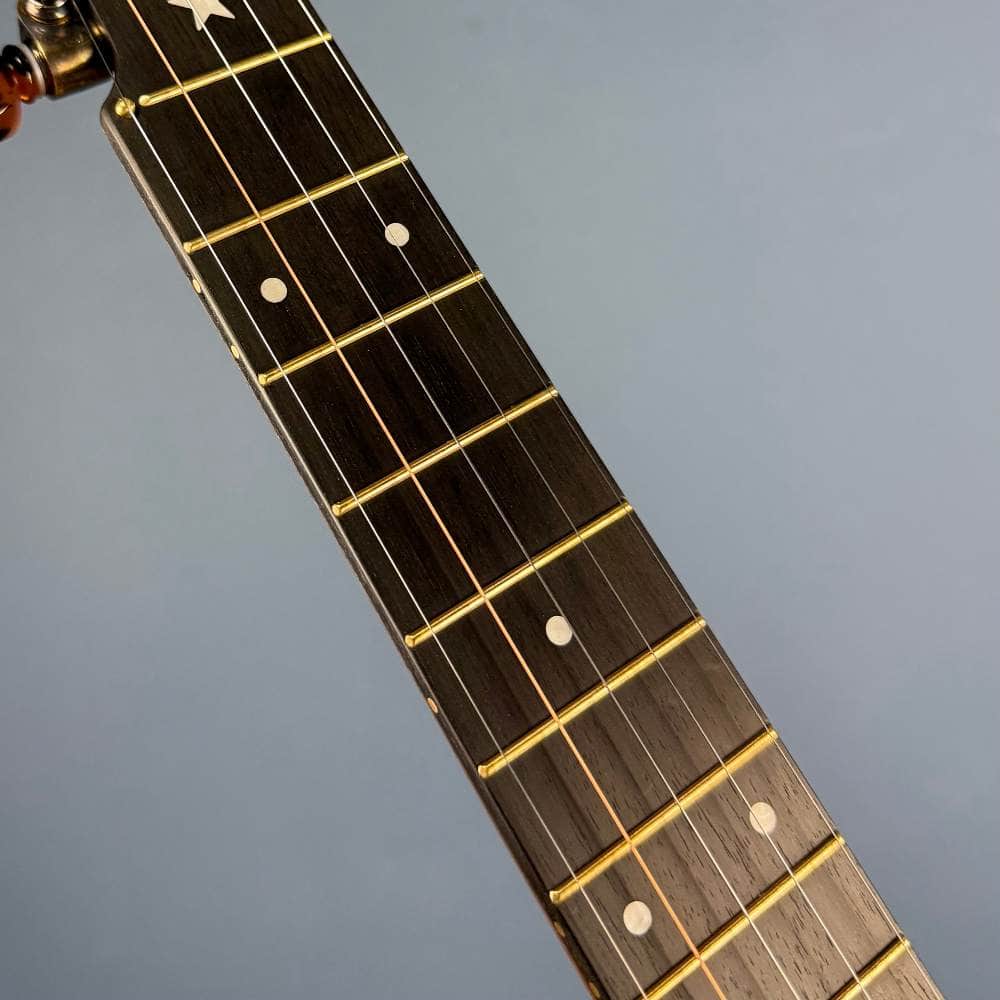 Custom Rickard Dobson 12" Banjo Walnut with Purfling Band Rickard 5 String Banjos