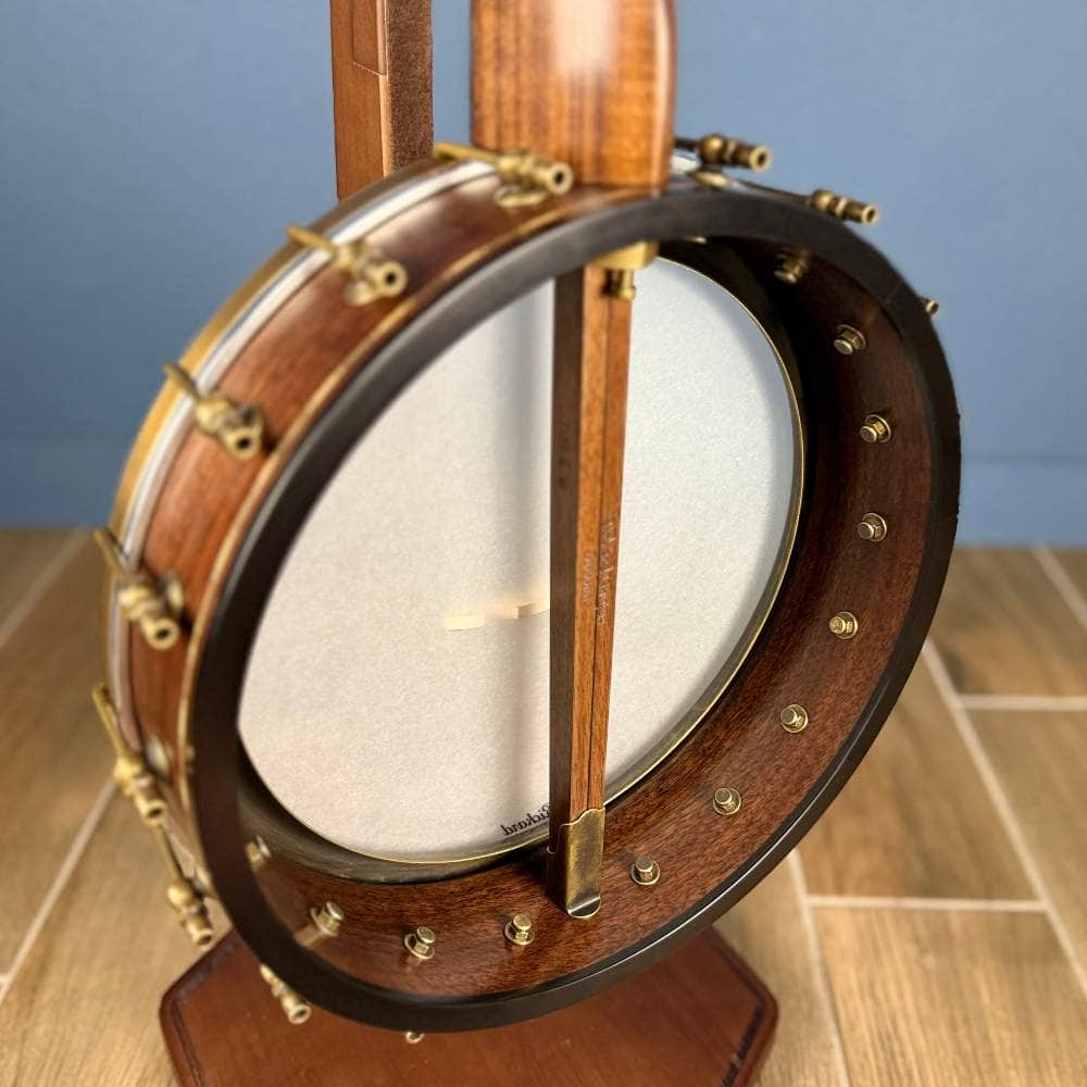 Custom Rickard Dobson 12" Banjo Walnut with Purfling Band Rickard 5 String Banjos