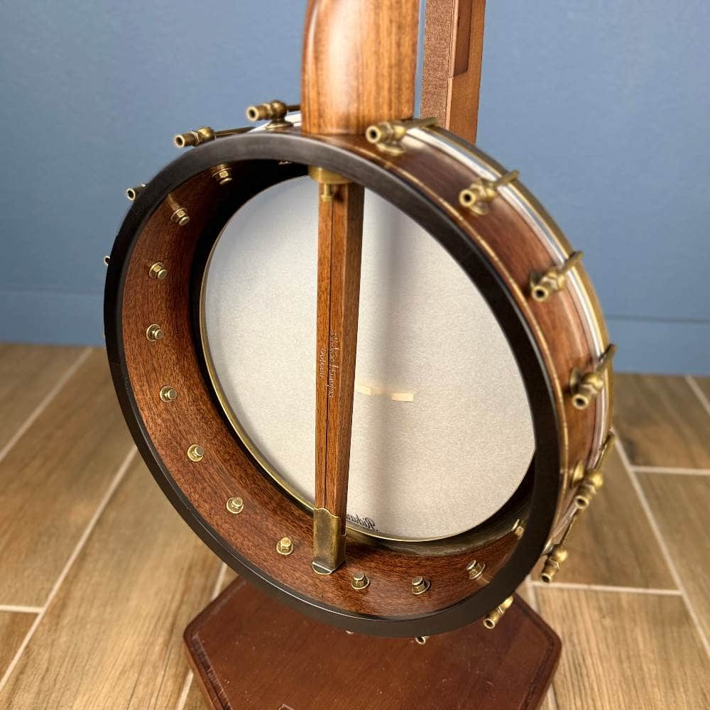 Custom Rickard Dobson 12" Banjo Walnut with Purfling Band Rickard 5 String Banjos