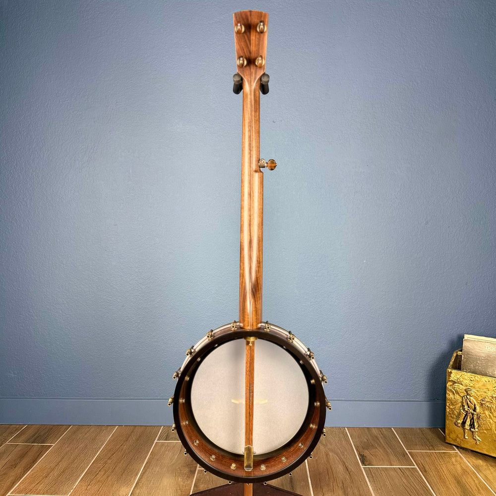 Custom Rickard Dobson 12" Banjo Walnut with Purfling Band Rickard 5 String Banjos