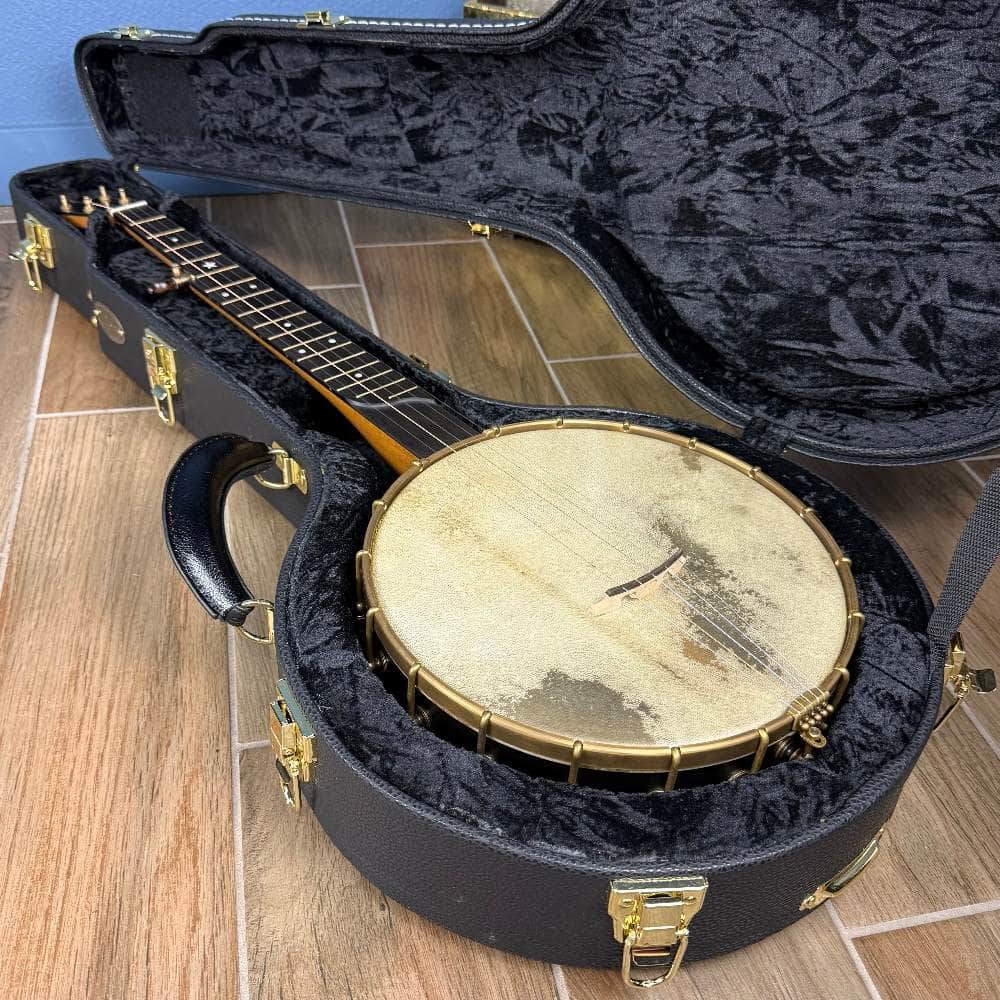 Custom Rickard Maple Ridge 11" Banjo with Goat Skin Head & Antiqued Brass Hardware Rickard 5 String Banjos