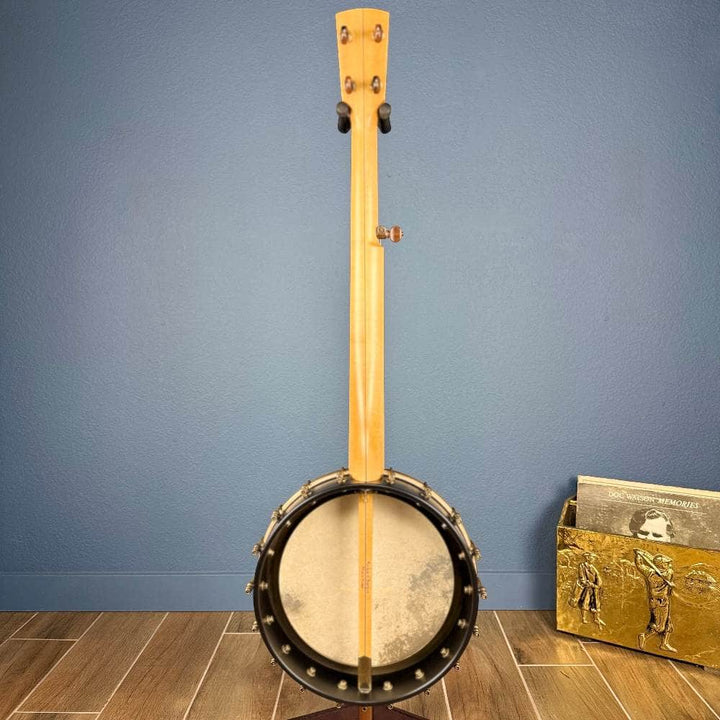 Custom Rickard Maple Ridge 12" Banjo with Goat Skin Antiqued Brass Hardware #1878 Rickard 5 String Banjos
