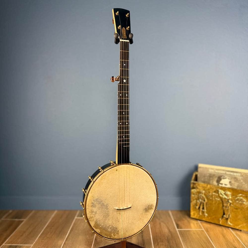 Custom Rickard Maple Ridge 12" Banjo with Goat Skin Antiqued Brass Hardware #1878 Rickard 5 String Banjos