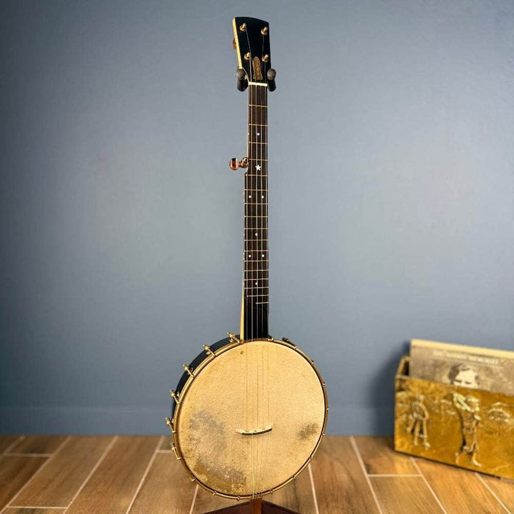 Custom Rickard Maple Ridge 12" Banjo with Goat Skin Antiqued Brass Hardware #1878 Rickard 5 String Banjos