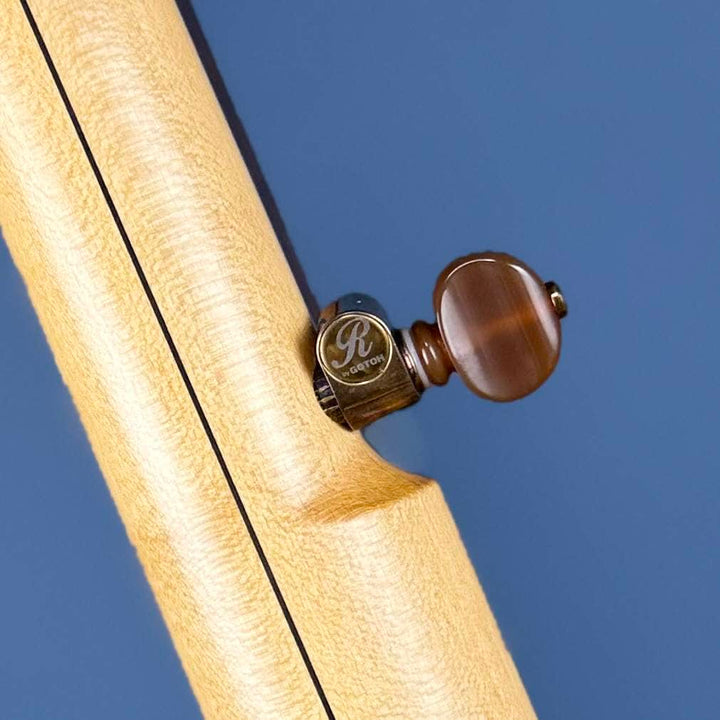 Custom Rickard Maple Ridge 12" Banjo with Goat Skin Antiqued Brass Hardware #1878 Rickard 5 String Banjos