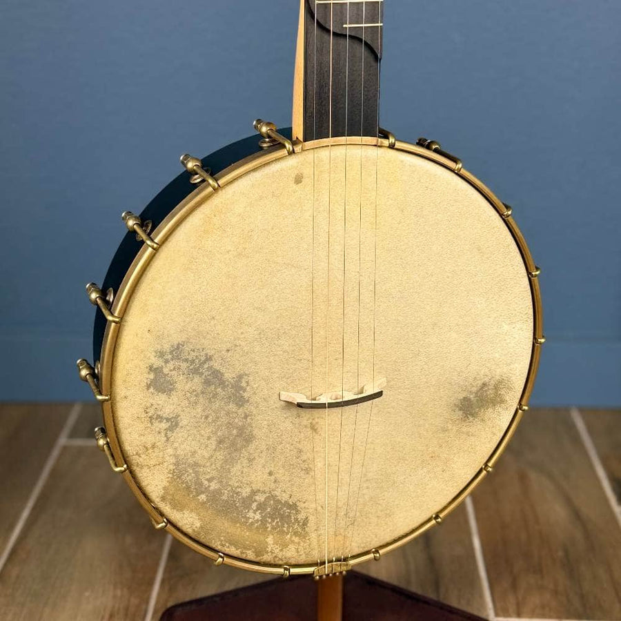 Custom Rickard Maple Ridge 12" Banjo with Goat Skin Antiqued Brass Hardware #1878 Rickard 5 String Banjos