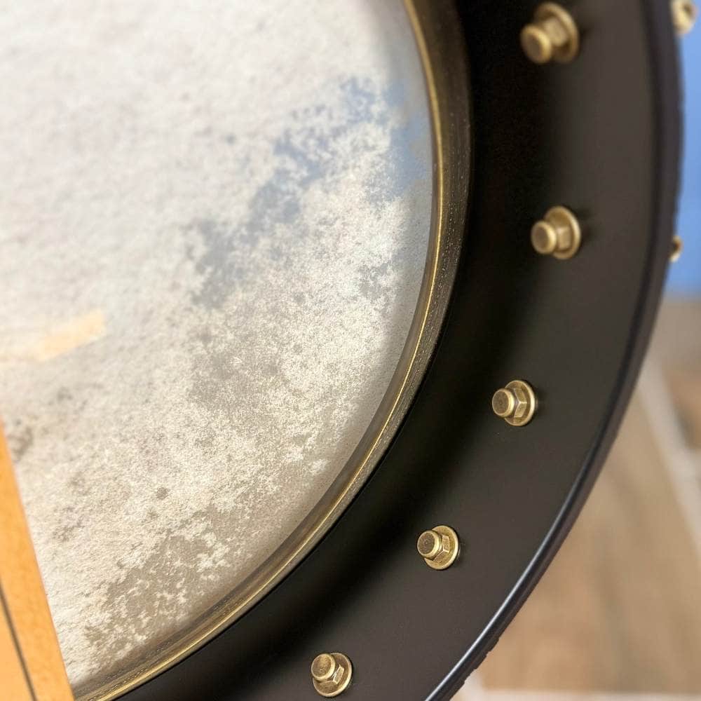 Custom Rickard Maple Ridge 12" Banjo with Goat Skin Antiqued Brass Hardware #1878 Rickard 5 String Banjos