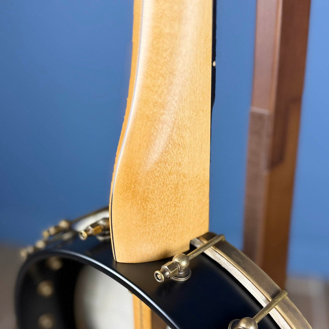 Custom Rickard Maple Ridge 12" Banjo with Goat Skin Antiqued Brass Hardware #1878 Rickard 5 String Banjos