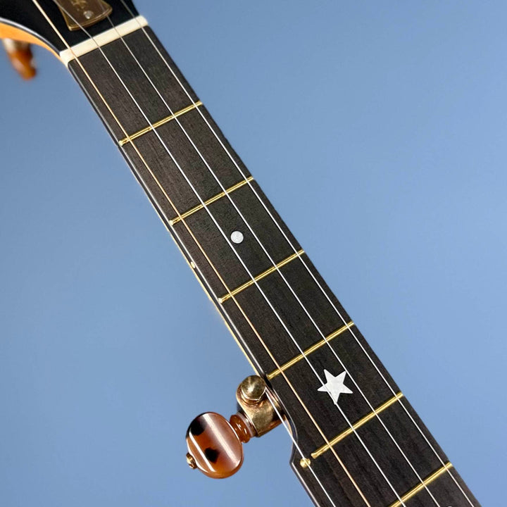 Custom Rickard Maple Ridge 12" Banjo with Goat Skin Antiqued Brass Hardware #1878 Rickard 5 String Banjos