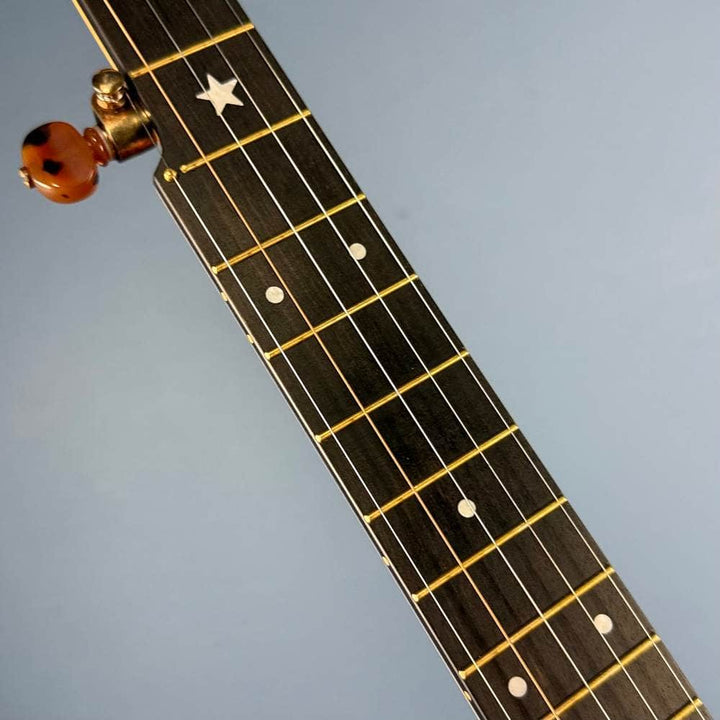 Custom Rickard Maple Ridge 12" Banjo with Goat Skin Antiqued Brass Hardware #1878 Rickard 5 String Banjos