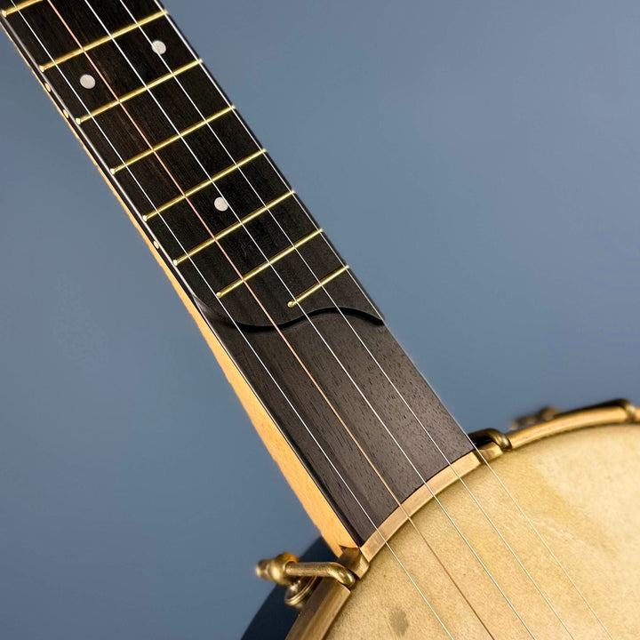Custom Rickard Maple Ridge 12" Banjo with Goat Skin Antiqued Brass Hardware #1878 Rickard 5 String Banjos