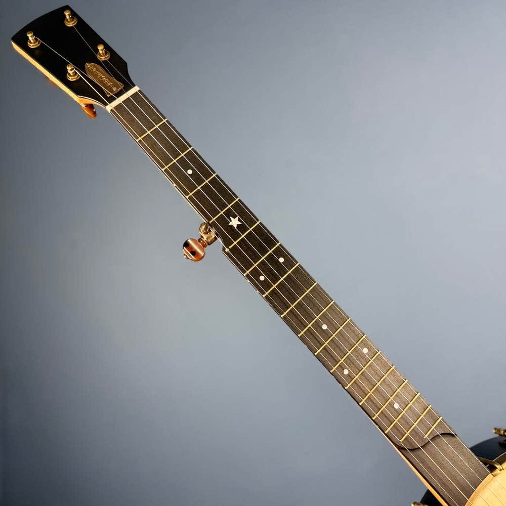 Custom Rickard Maple Ridge 12" Banjo with Goat Skin Antiqued Brass Hardware #1878 Rickard 5 String Banjos