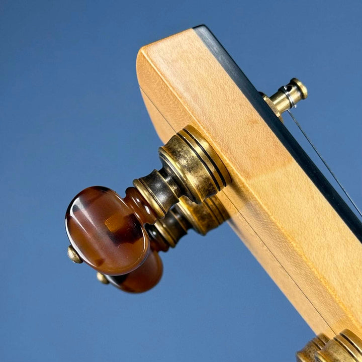 Custom Rickard Maple Ridge 12" Banjo with Goat Skin Antiqued Brass Hardware #1878 Rickard 5 String Banjos