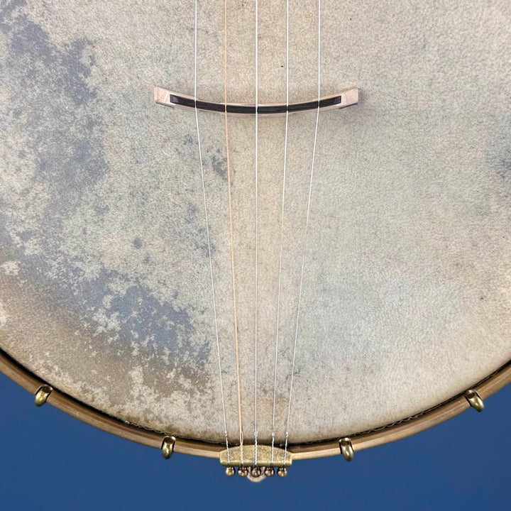 Custom Rickard Maple Ridge 12" Banjo with Goat Skin Antiqued Brass Hardware #1878 Rickard 5 String Banjos