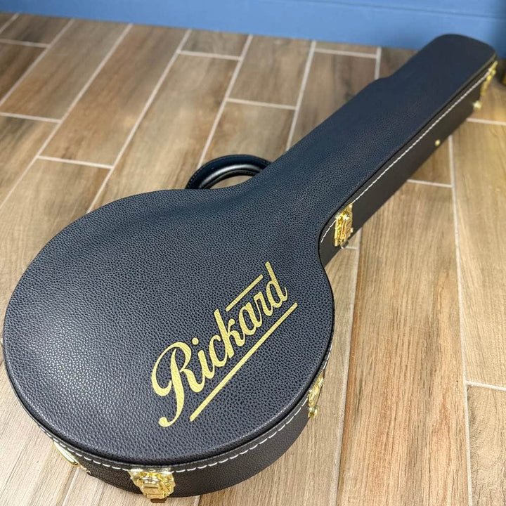 Custom Rickard Maple Ridge 12" Banjo with Goat Skin Antiqued Brass Hardware #1878 Rickard 5 String Banjos