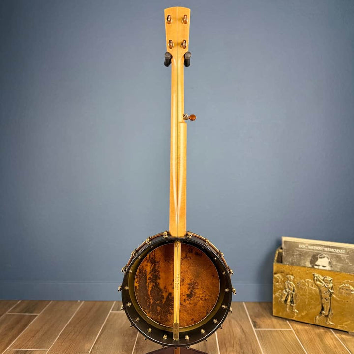 Custom Rickard Nylon Fretless Maple Ridge 12" Openback 5-String Banjo with Goat Skin Head Rickard 5 String Banjos