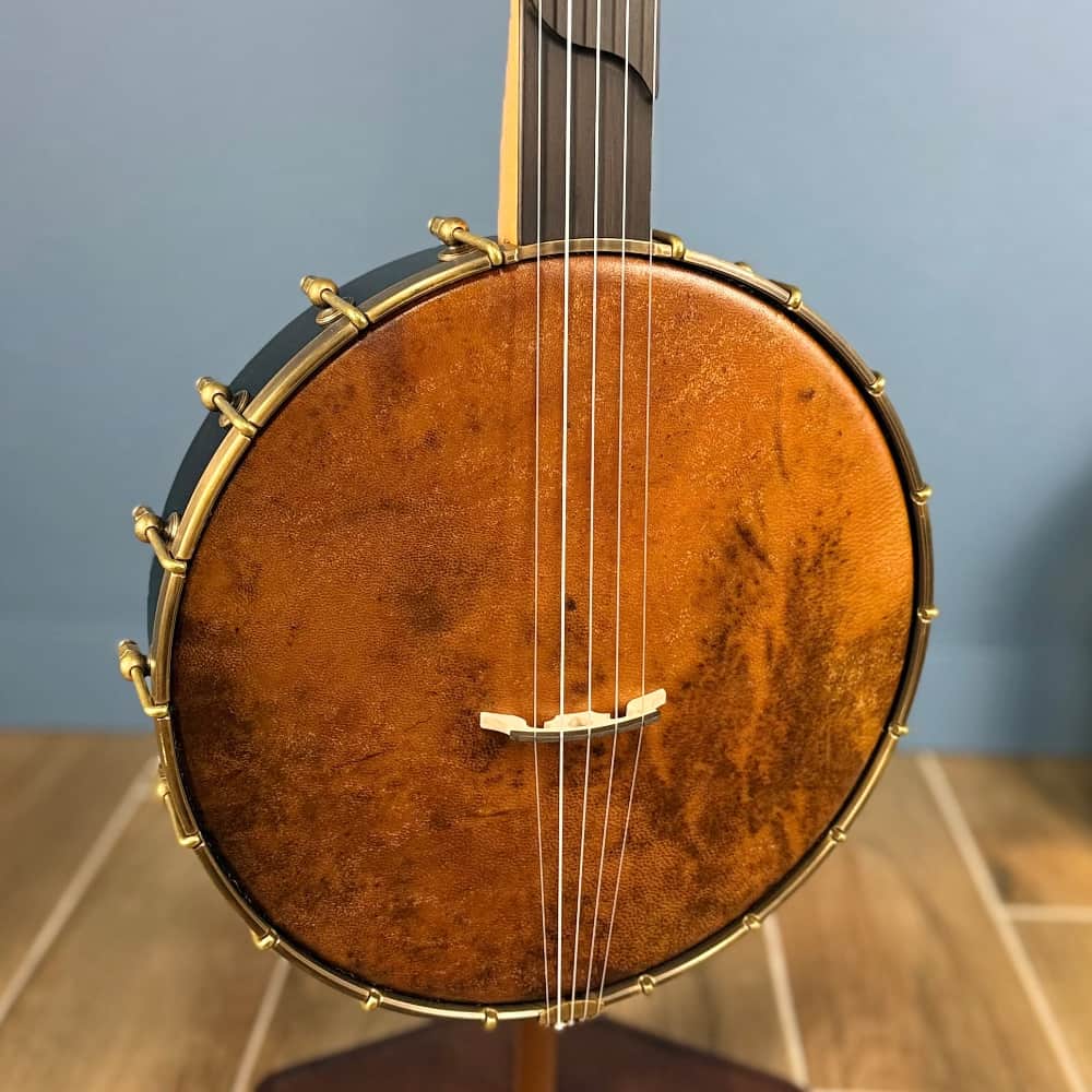 Custom Rickard Nylon Fretless Maple Ridge 12" Openback 5-String Banjo with Goat Skin Head Rickard 5 String Banjos
